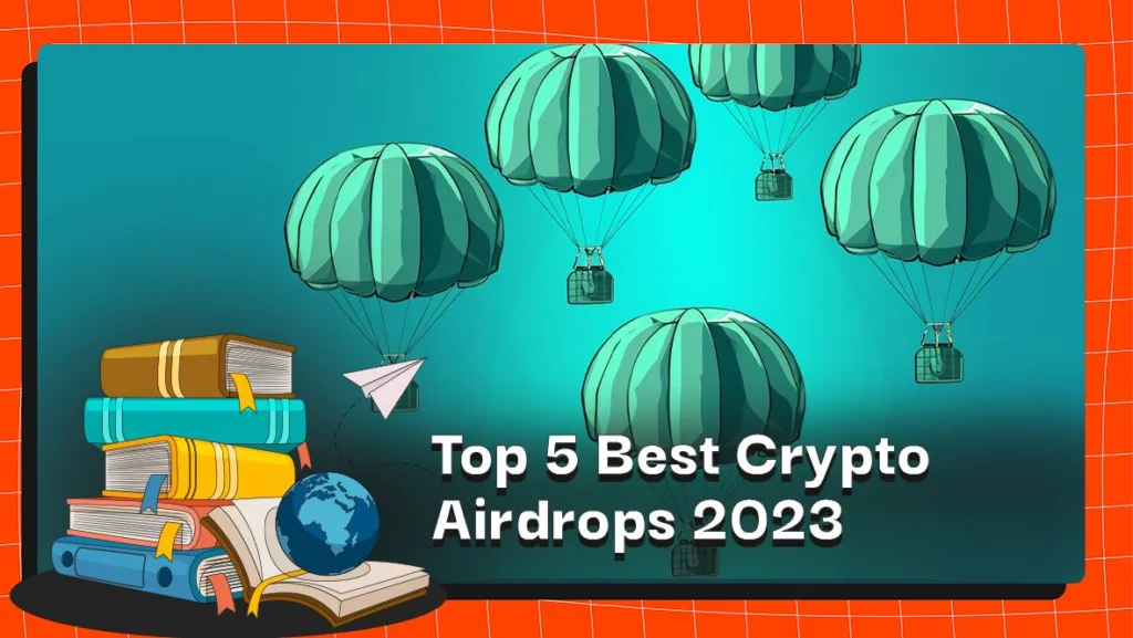 Top 5 najlepších krypto airdrops v roku 2023