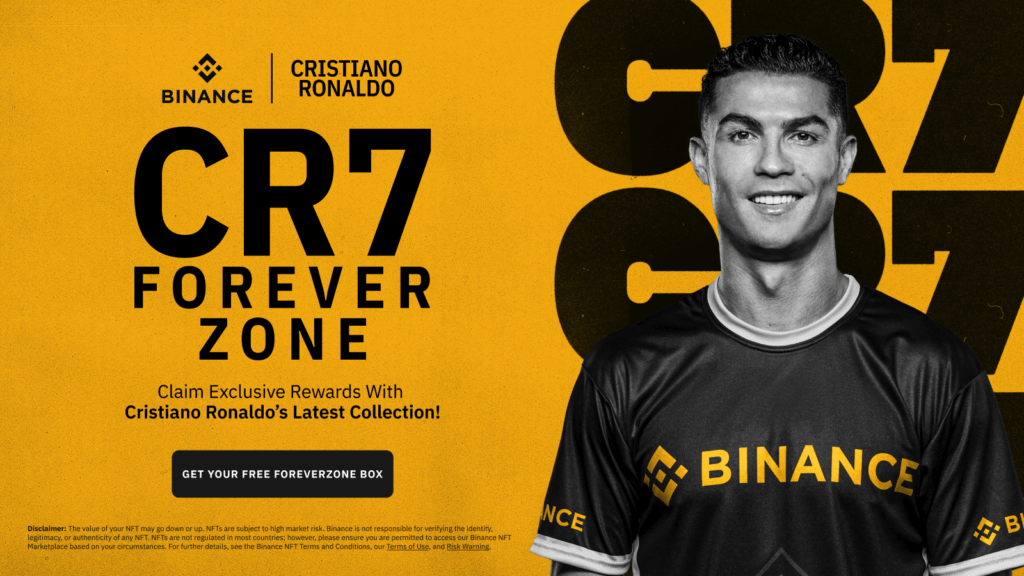 Binance CR7 ForeverZone Launched To Celebrate Close Collaboration