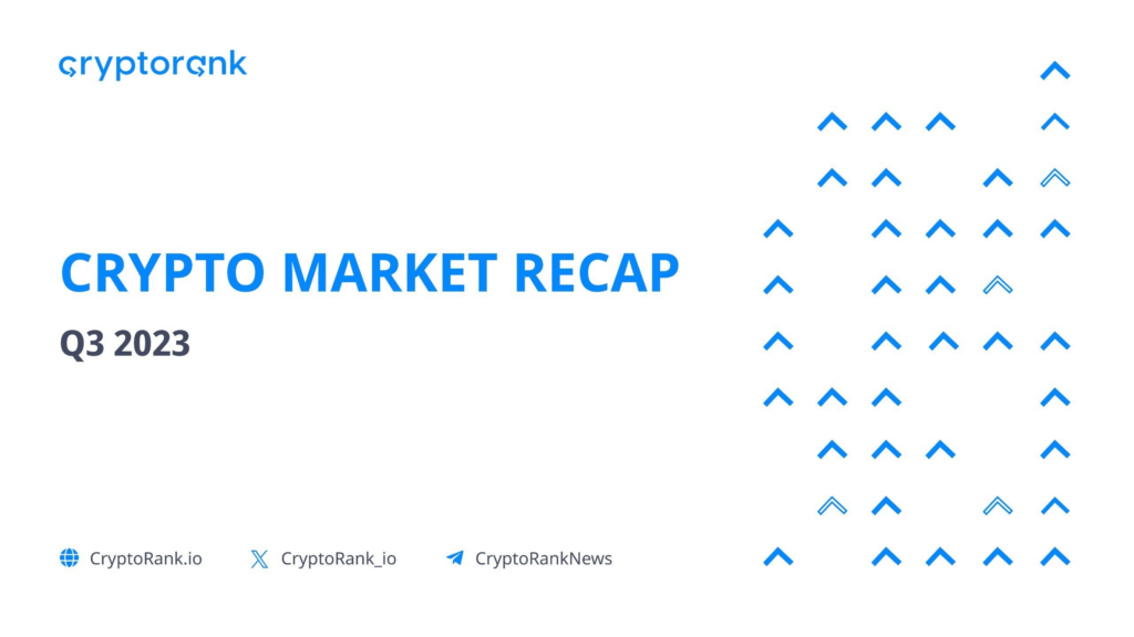 Crypto Market Recap Q3, 2023