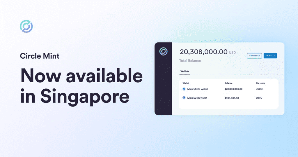 Circle Mint in Singapore To Launch With Seamless Transactions and Zero Fees