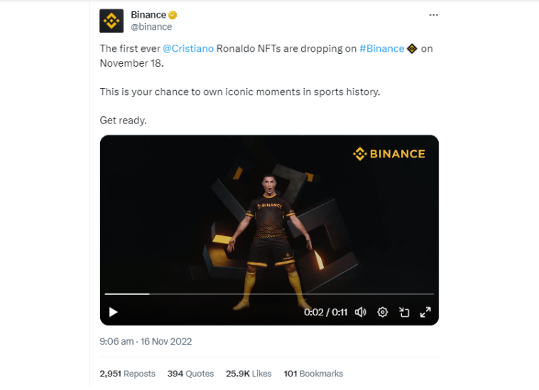 Cristiano Ronaldo Binance Lawsuit Intensifies As The Superstar Sued For $1B