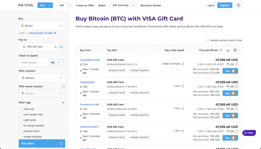 How To Buy Bitcoin With Visa Gift Cards
