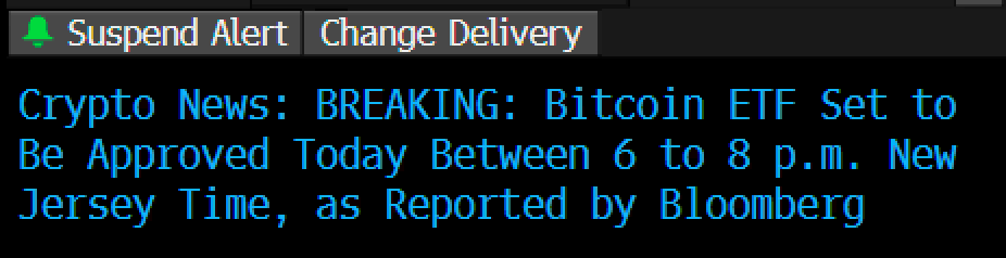 Bloomberg Senior ETF Analyst Anticipates Spot Bitcoin ETF Approvals Today: All Systems Go!