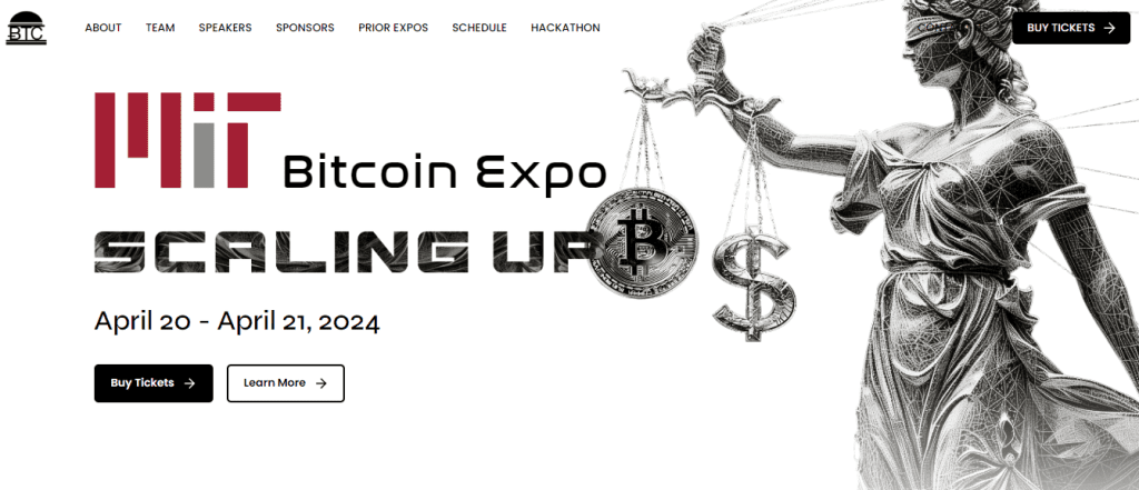 MIT Bitcoin EXPO 2024 - April 20-21,2024!