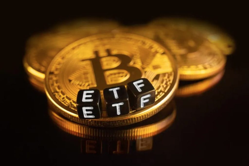 Bitcoin ETF in the Bitcoin ETF Flows data and chart