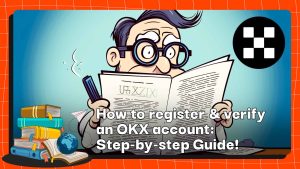 Guide for the steps to register and verify an OKX account