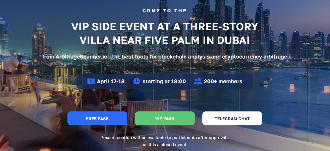 ArbitrageScanner Event | Review one of the largest exclusive events in Dubai