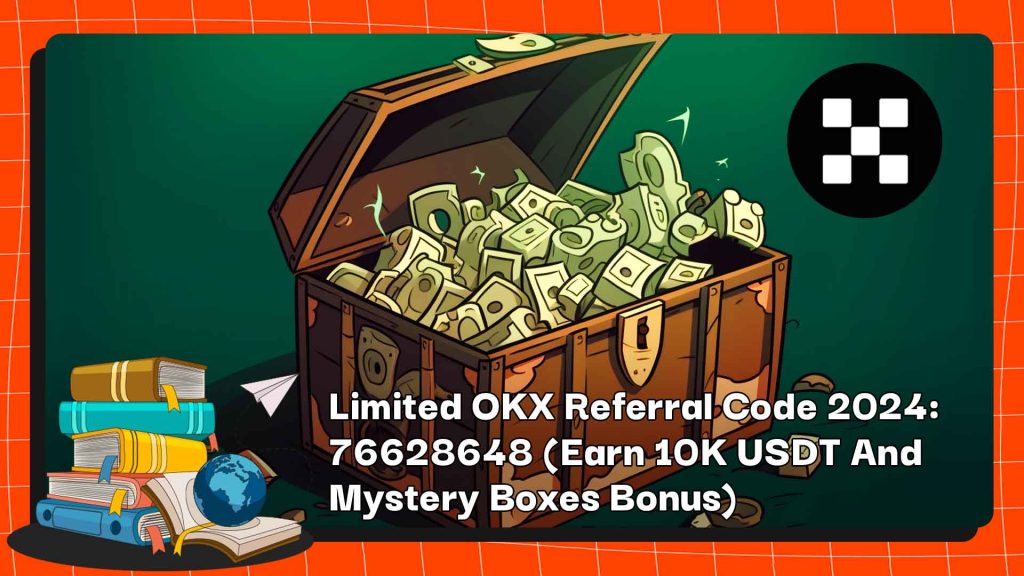 Limited OKX referral code 2024 is 59061816, sign up using this code and earn up to 10K usdt and mystery boxes.
