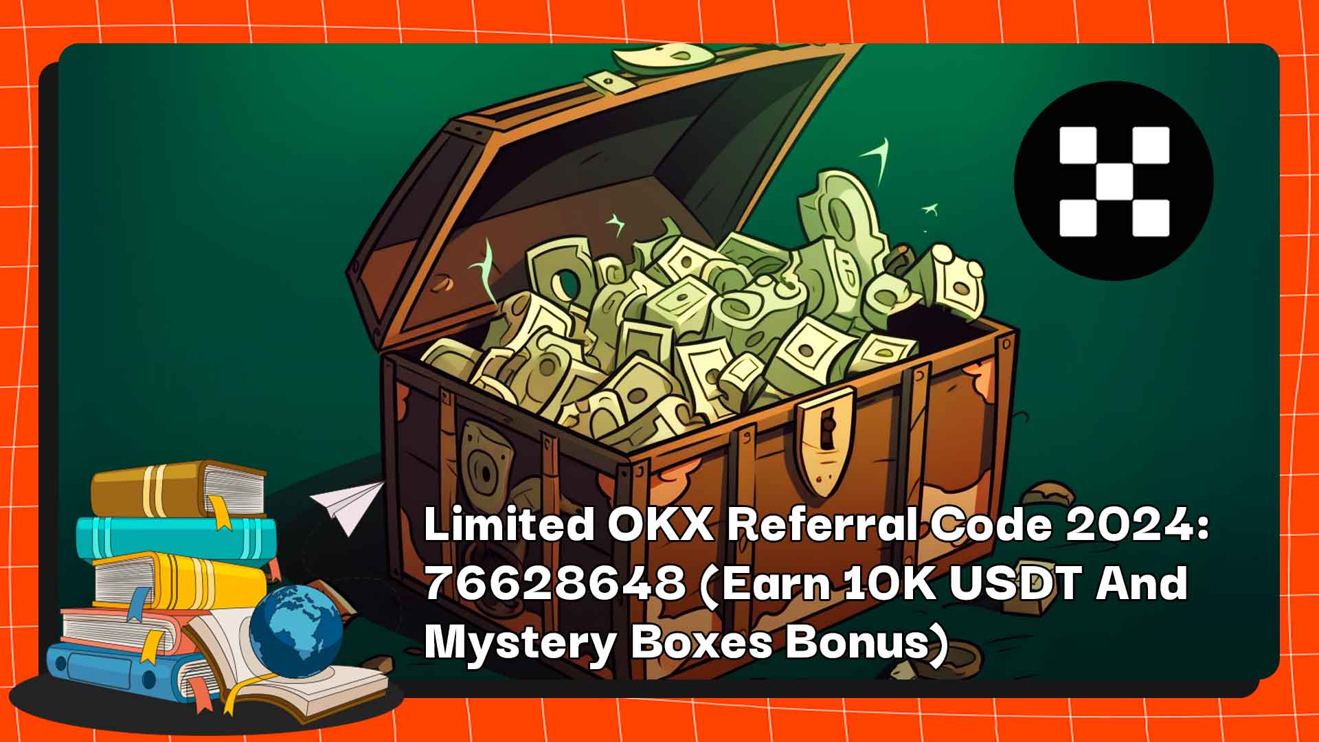 Limited OKX referral code 2024 is 59061816, sign up and earn up to 10K usdt and mystery boxes.