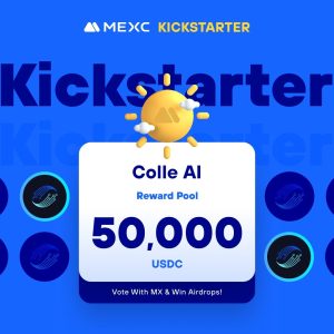 MEXC Kickstarter - Vote Colle AI (COLLE) to get 50,000 USDC free airdrop!