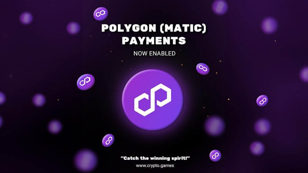 Polygon (MATIC) Deposits Now Supported at Crypto.Games Casino!
