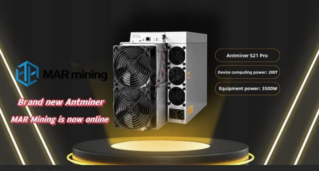 MAR Mining launches new Antminer that allows users to easily earn $1,000 per day.