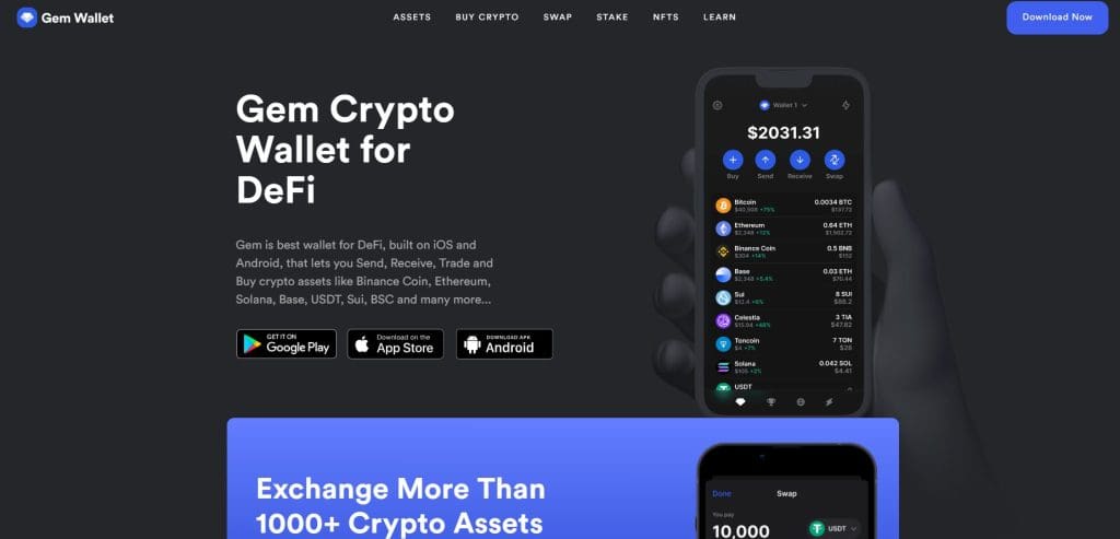 Start Your Crypto Journey with Gem Wallet