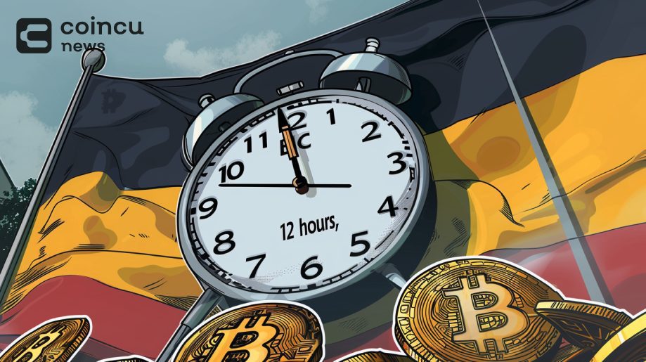 Massive German Bitcoin Sell-Off: 10,853 BTC Transferred In 12 Hours