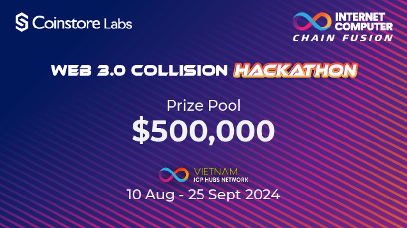 Coinstore Labs Launches ICP Chain Fusion Hackathon 2024: Compete for a 500,000 USDT Prize Pool