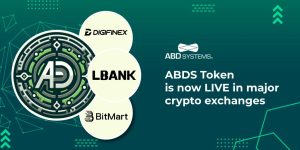 ABDS Token Now Live for Trading on 3 Major Crypto Exchanges