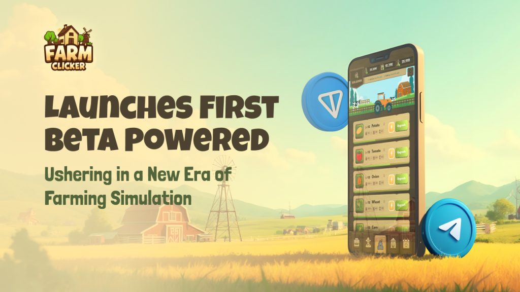 Join Farm Clicker Beta on Telegram, powered by TON Chain. Play, grow your farm, and earn $CLKR Tokens with blockchain-secured rewards.