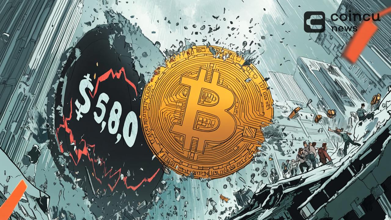 Bitcoin Price Drops Below $58,000 As Crypto Market Slumps