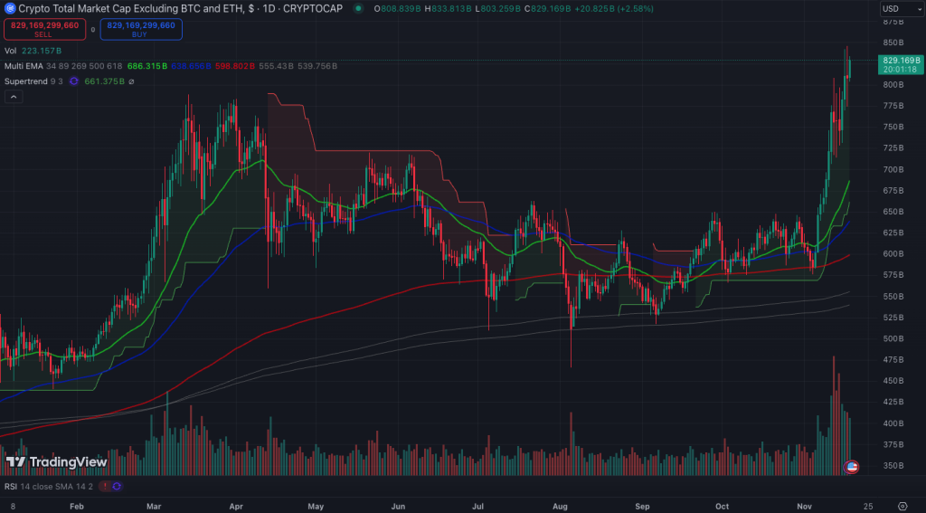 Market Overview (Nov 11 – Nov 17): Altcoins Surge as Bitcoin Milestones Mark a Historic Week