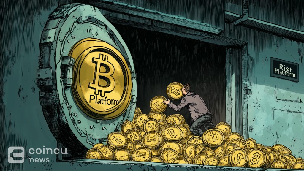 Riot Platforms Acquires BTC, Total Holdings Reach 16,728 Bitcoin