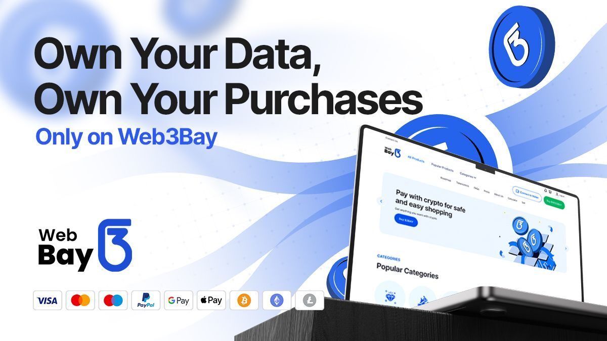 Why Shop Anywhere Else? Web3Bay Offers Ultimate Data Control & Payment Flexibility!