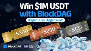 BlockDAG’s $1M Raffle Goes Live | AI Cryptos NEAR & ICP Trends