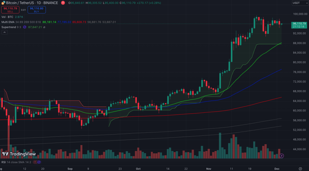 Bitcoin Bull Run Stalls Below $100K as Markets Rebalance