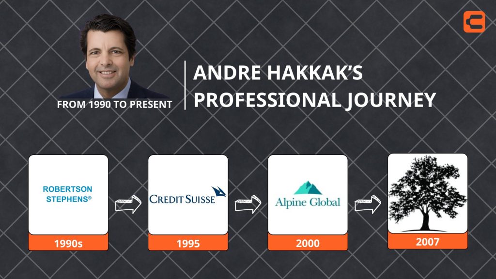 Andre Hakkak's Professional Journey from 1990s to Present