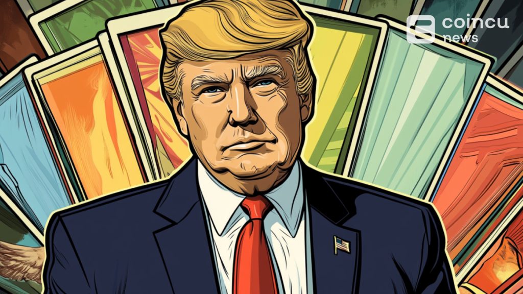 Trump Bitcoin Digital Trading Cards Launched For The First Time On Bitcoin