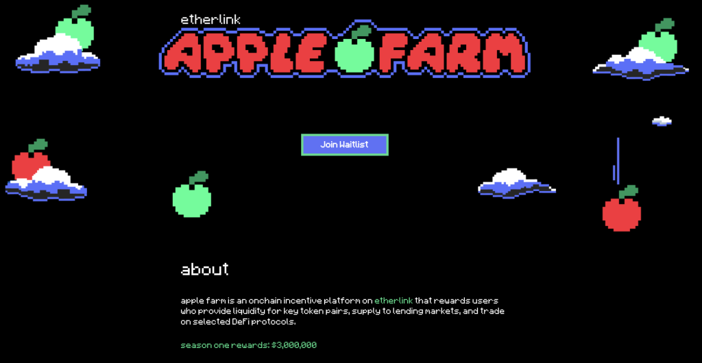 Apple Farm on Etherlink