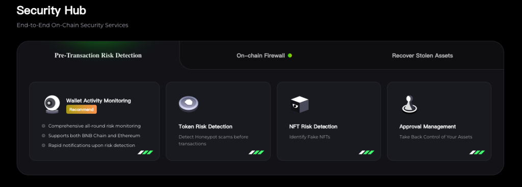 Security Hub – End-to-End On-Chain Protection