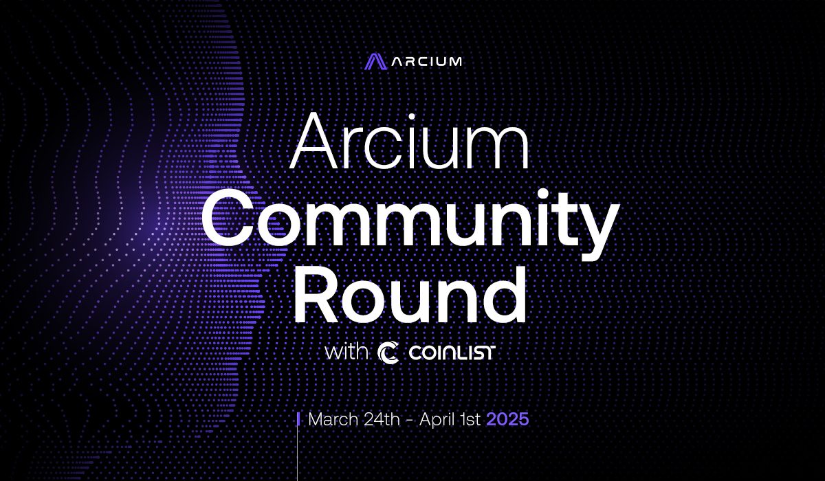 Arcium Partners with CoinList to Launch Fully Unlocked Community Round, Empowering Users from Day One