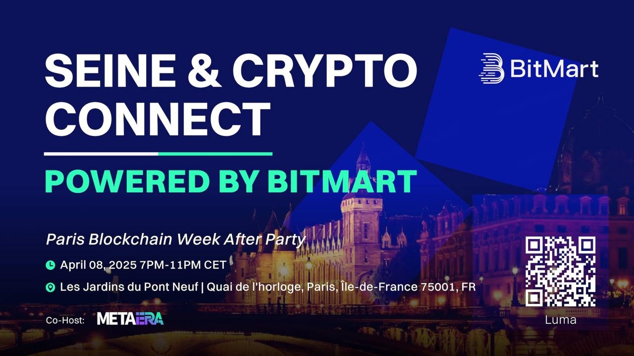 BitMart to Showcase Innovations at Paris Blockchain Week, Booth #67, and Host Exclusive Seine & Crypto Connect Afterparty