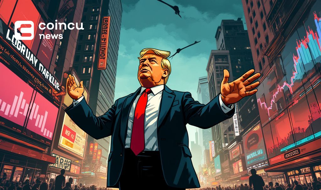 trump market turmoil cartoon