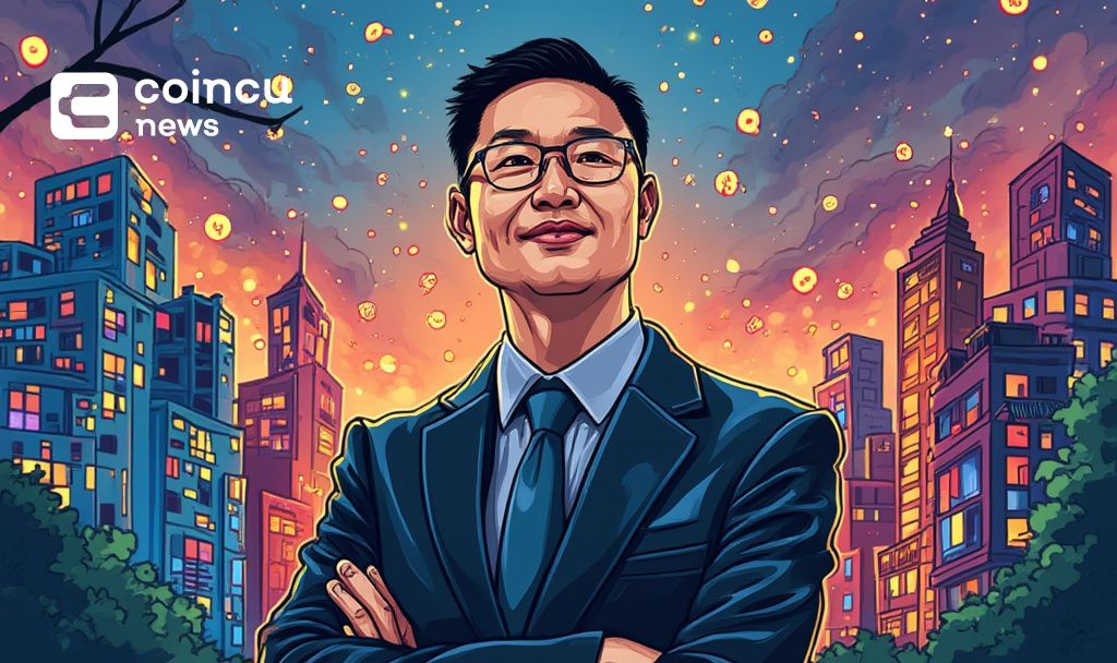 zhao changpeng crypto cityscape