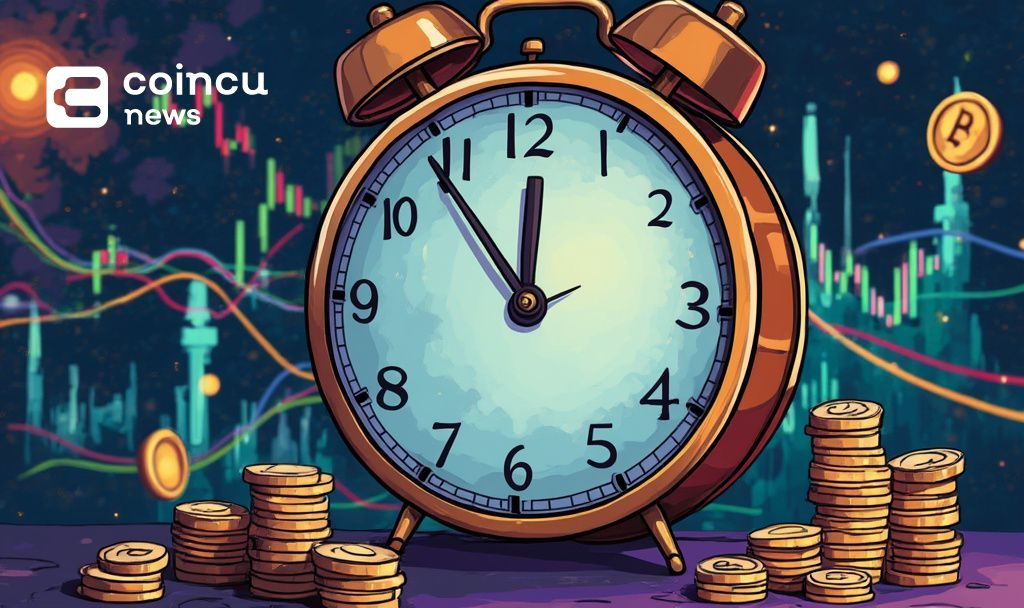 binance cartoon clock market