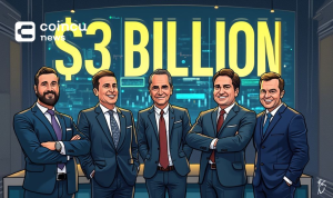 cartoon crypto executives meeting
