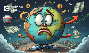 globe market tension cartoon