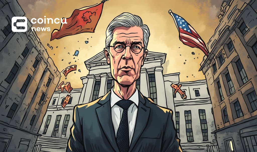 jerome powell market cartoon