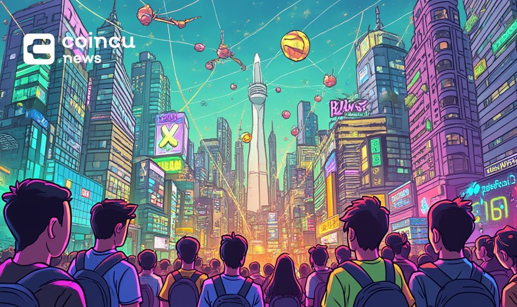 monad testnet digital cityscape