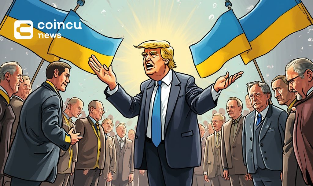 trump cartoon peace handshake