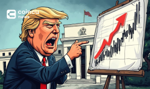 trump demands rate cuts cartoon