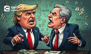 trump powell cartoon debate
