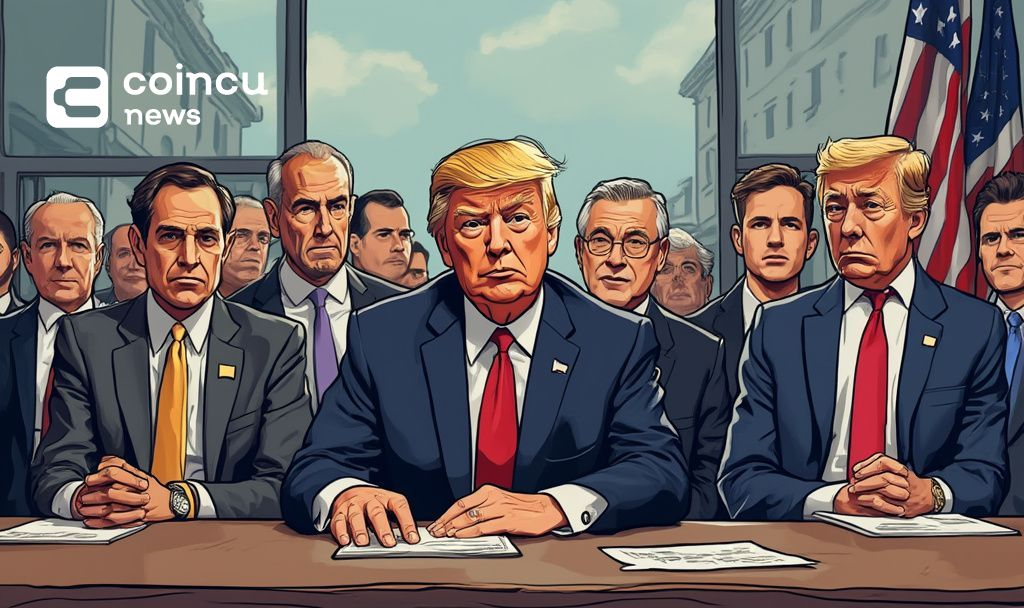 trump retailers crypto talks