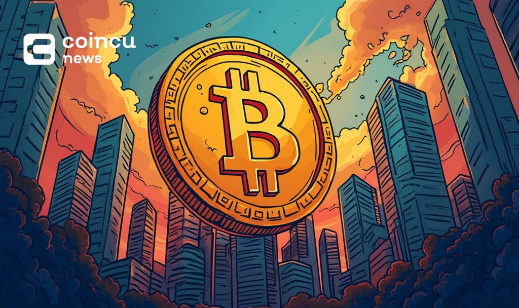 cryptocurrency rise cityscape