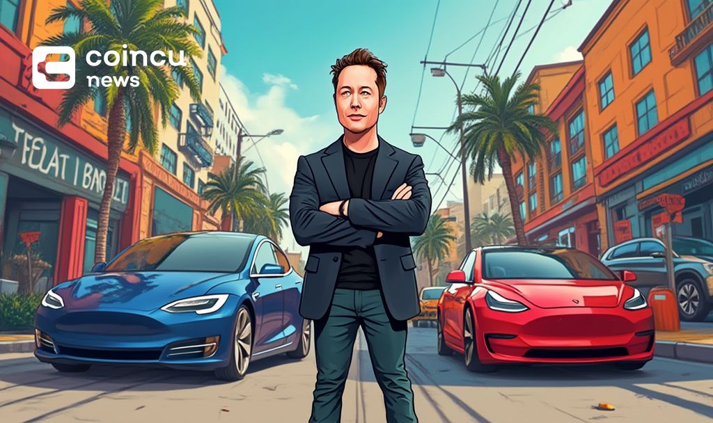 elon musk tesla cartoon thumbnail