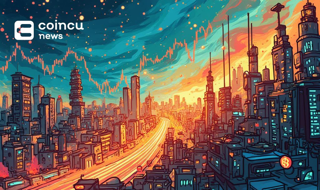 futuristic trading city boom