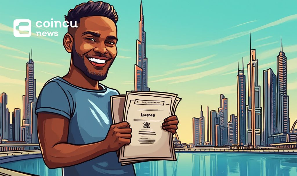 uae finfluencer cartoon illustration