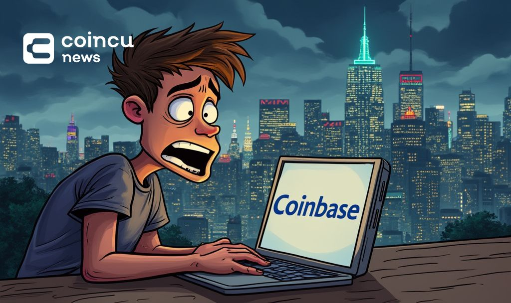 worried customer coinbase cartoon