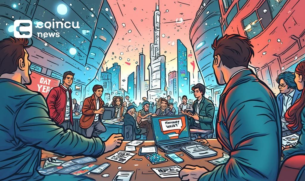 futuristic blockchain trading art